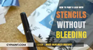 Stenciling a Logo: Preventing Paint Bleed