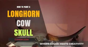 Mastering the Art: Painting a Longhorn Cow Skull Step-by-Step