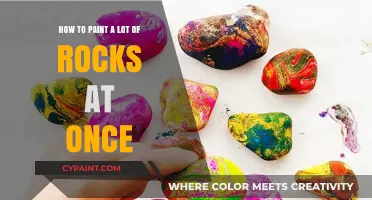 Quick Rock Painting: Paint Many Stones at Once