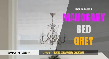 Transform Your Mahogany Bed: Easy Steps to Paint It Grey