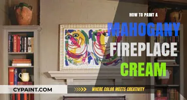 Transform Your Mahogany Fireplace: A Step-by-Step Guide to Painting Cream