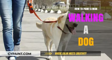 Mastering the Art: Painting a Man Walking His Dog Step-by-Step