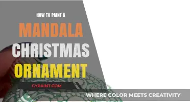 Creative Mandala Christmas Ornament Painting Guide for Festive Decor