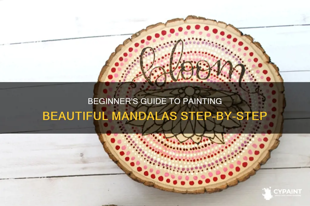 how to paint a mandala for beginners