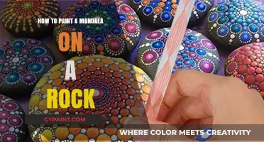 Create Serene Art: Painting a Mandala on a Rock Step-by-Step