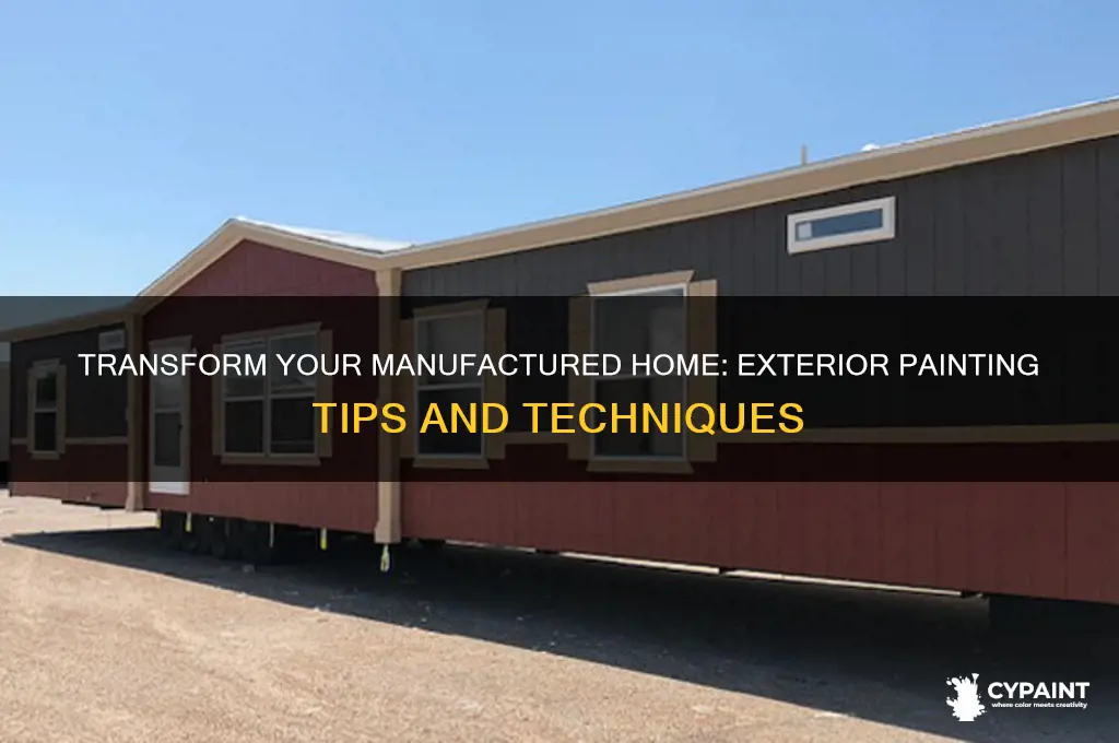 how to paint a manufactured home exterior