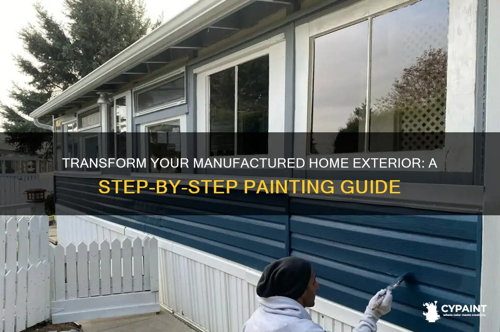 how to paint a manufactured home xterior
