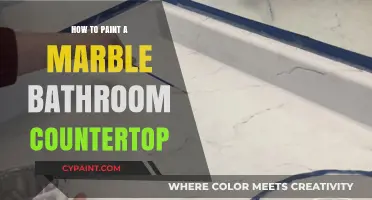 Transform Your Bathroom: Easy Steps to Paint a Marble Countertop