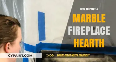 Transform Your Fireplace: Easy Steps to Paint a Marble Hearth