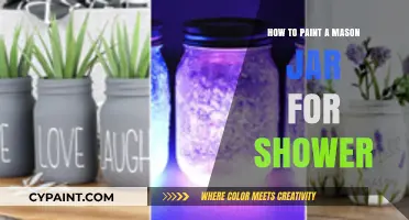 DIY Mason Jar Shower Organizer: Easy Painting Tutorial for Beginners