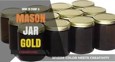 DIY Gold Mason Jar: Easy Painting Techniques for a Chic Look