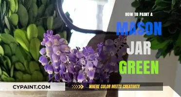 Easy DIY Guide: Painting Mason Jars a Perfect Green Hue