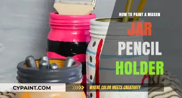 Creative DIY: Painting a Mason Jar Pencil Holder Step-by-Step