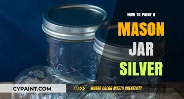 DIY Silver Mason Jar: Easy Painting Tutorial for Shiny Decor
