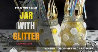 Sparkle Up Your Space: Easy Glitter Mason Jar Painting Guide