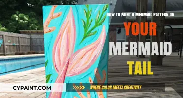 Dive into Art: Painting a Mermaid Pattern on Your Tail