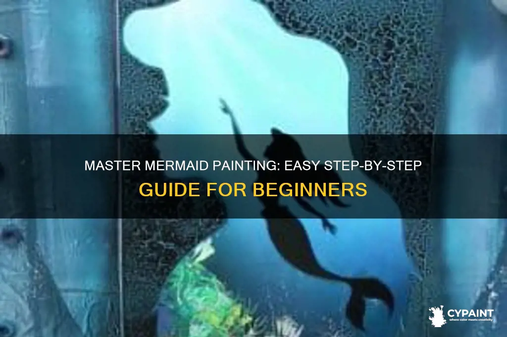 how to paint a mermaid step by step