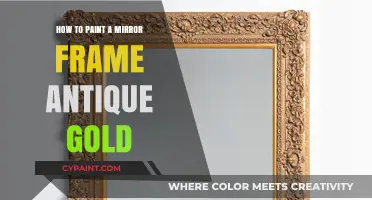 Elegant Antique Gold Mirror Frame Painting Tutorial: Step-by-Step Guide