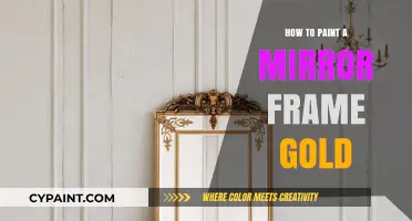 Elegant DIY: Painting Your Mirror Frame Gold in Simple Steps