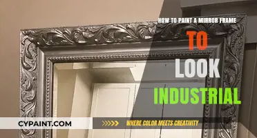 Industrial Mirror Frame: Painting Guide and Tips