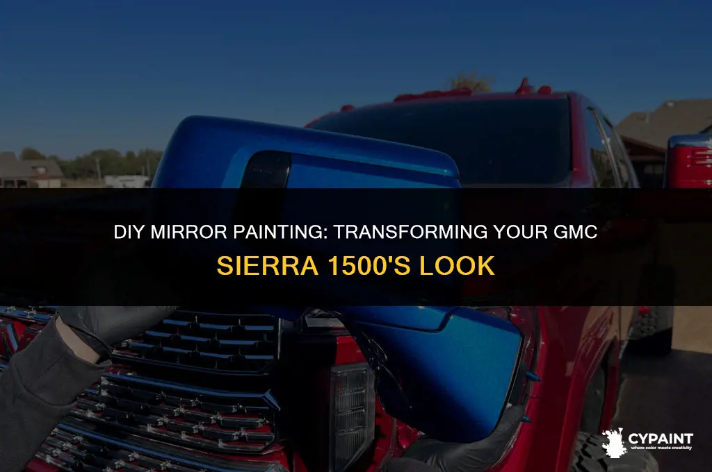 how to paint a mirror on a gmc sierra 1500