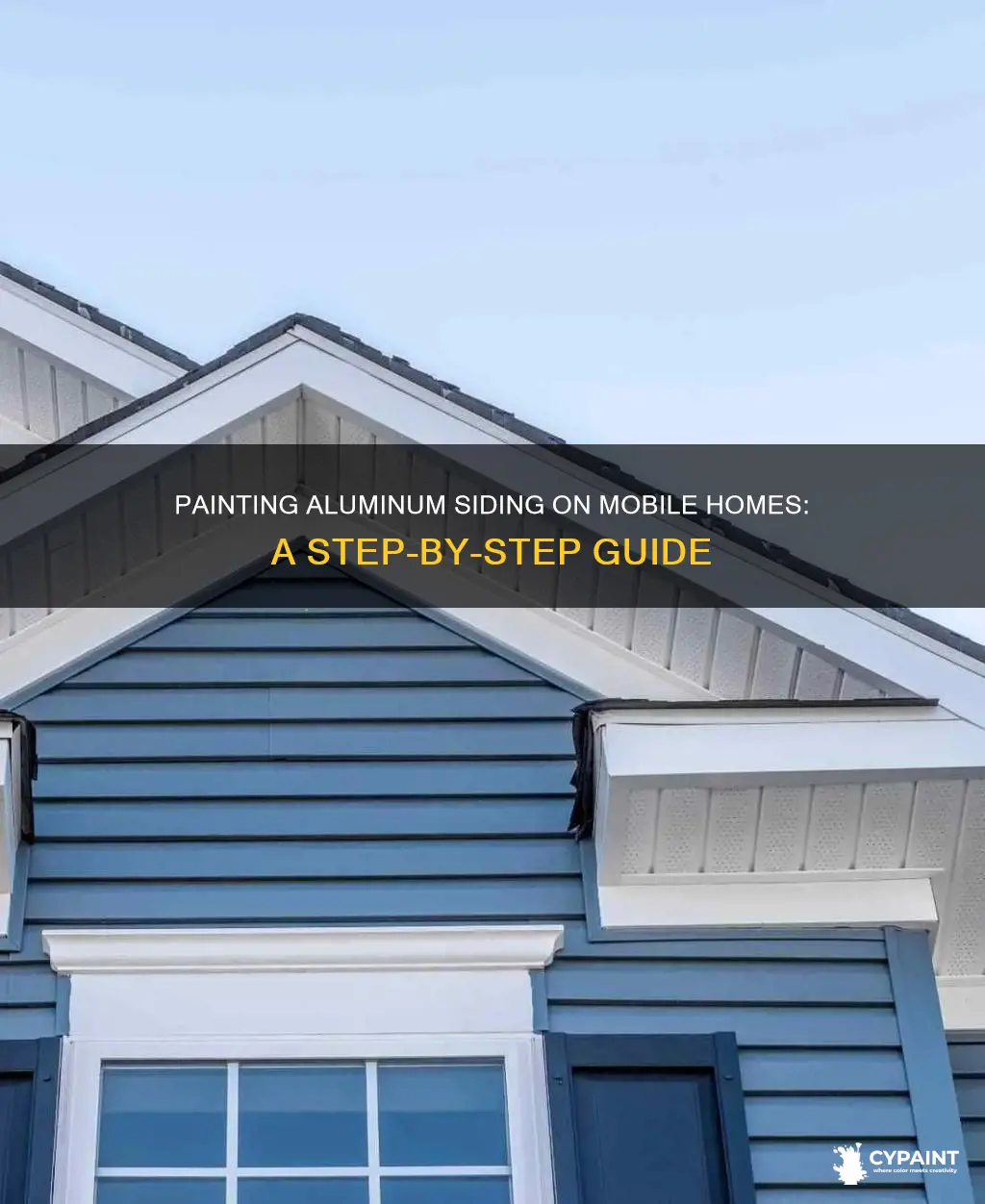 how to paint a mobile home with aluminum siding