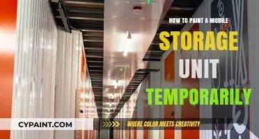 Quick Temporary Paint Tips for Your Mobile Storage Unit