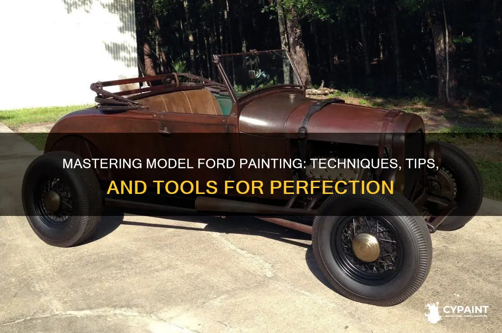 how to paint a model a ford
