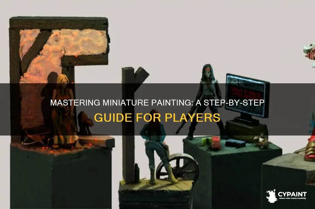 how to paint a model for player