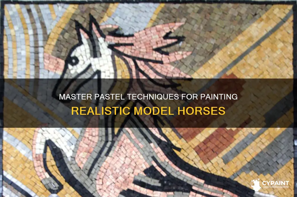 how to paint a model horse with pastels
