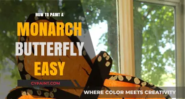 Simple Steps to Paint a Beautiful Monarch Butterfly Easily