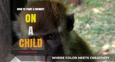 Creative Steps: Painting a Monkey on a Child's Face