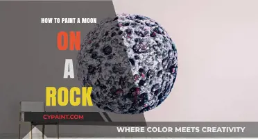 Create a Celestial Masterpiece: Painting a Moon on a Rock