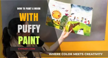Create a 3D Moon Masterpiece with Puffy Paint Techniques