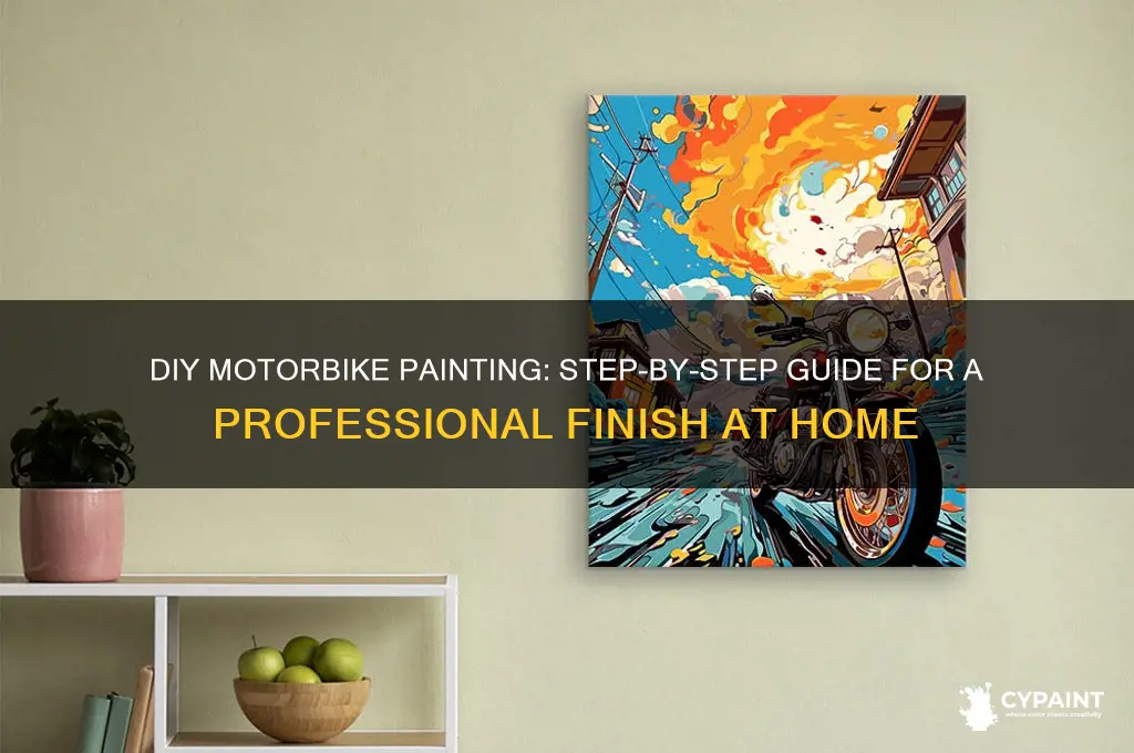 how to paint a motorbike at home
