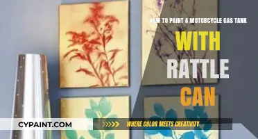 DIY Rattle Can Art: Painting Your Motorcycle Gas Tank