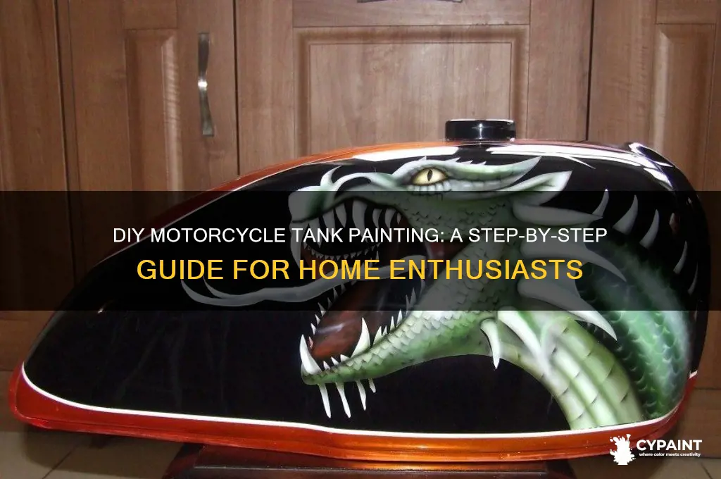 how to paint a motorcycle tank at home
