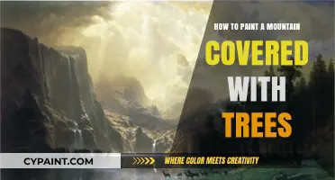 Mastering Mountain Landscapes: Painting Tree-Covered Peaks Step-by-Step