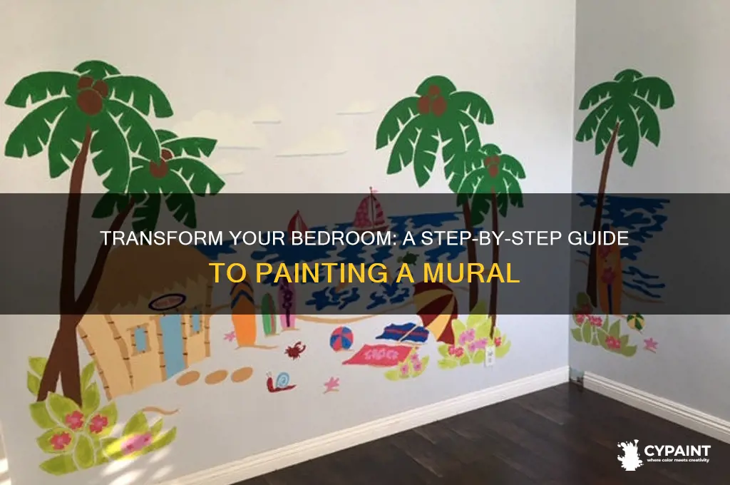 how to paint a mural in a bedroom