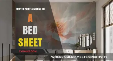 Transforming Bed Sheets: Mural Painting Guide