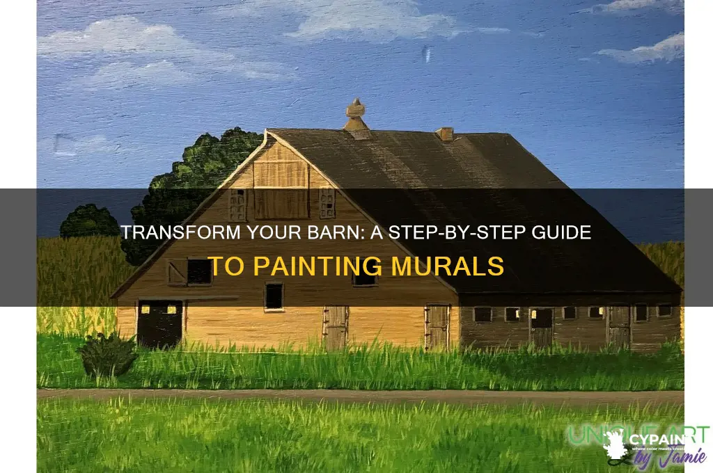 how to paint a mural on your barn