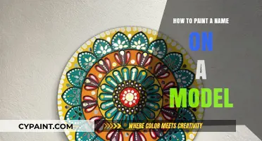 Mastering Model Painting: Techniques for Adding Names with Precision