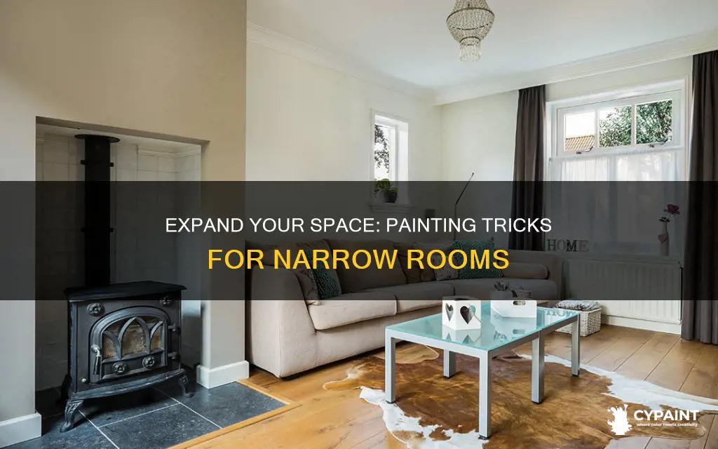 how to paint a narrow room to look wider