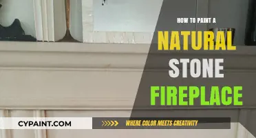 Mastering the Art of Painting a Natural Stone Fireplace