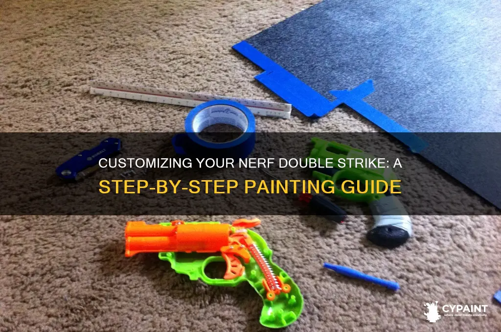 how to paint a nerf double strike