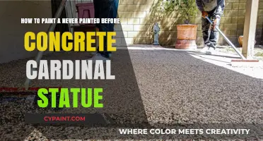 Unleashing Creativity: Painting Your First Concrete Cardinal Statue
