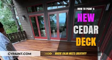 Painting Your New Cedar Deck: A Step-by-Step Guide to Perfection