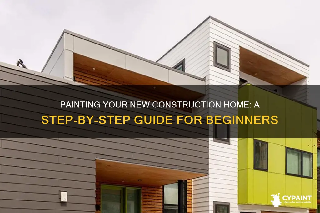 how to paint a new construction home