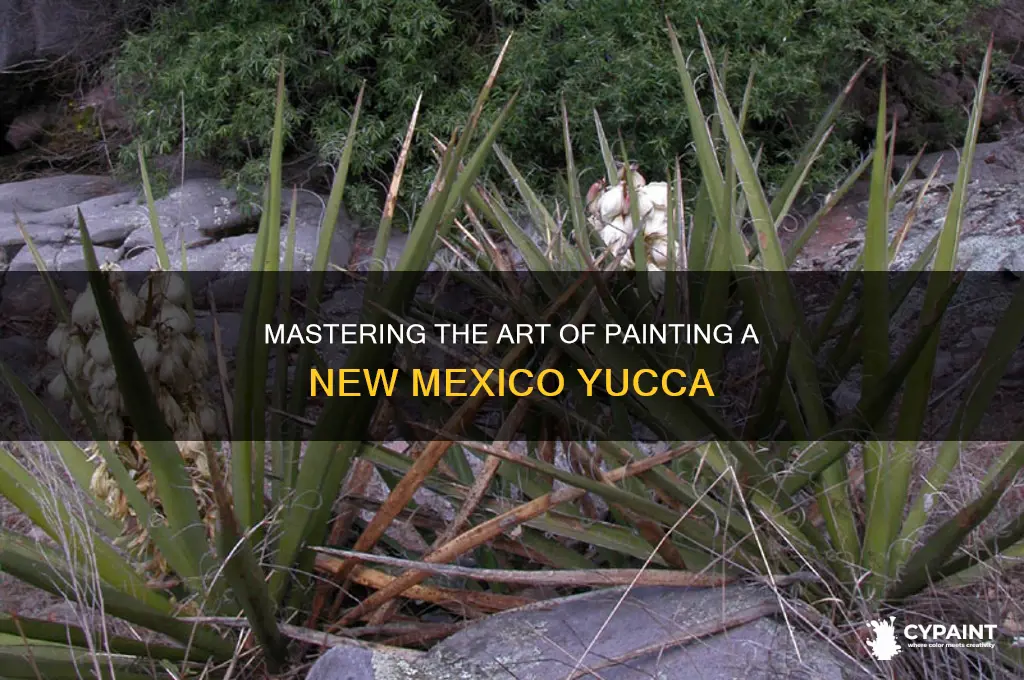 how to paint a new mexico yucca