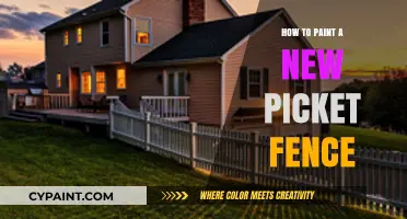 Mastering the Art of Painting a New Picket Fence